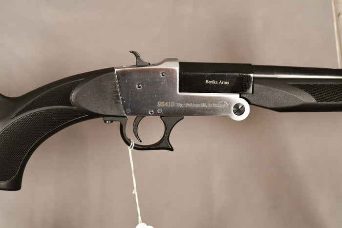 USED BERIKA BSB12 410 SINGLE BARREL HAMMER SYNTHETIC SHOTGUN