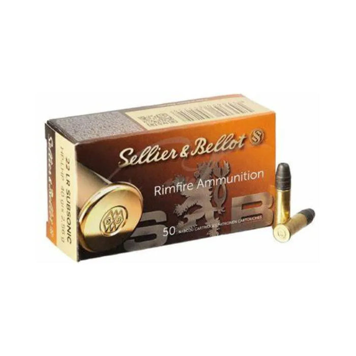 AMMUNITION - SELLIER & BELLOT AMMO 22LR 40GR HP SUBSONIC EXTREME OUTDOOR SPORTS