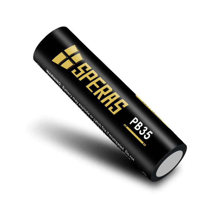 SPERAS PB35 BATTERY - 3500MAH 18650 LITHIUM BATTERY WITH 10A HDC