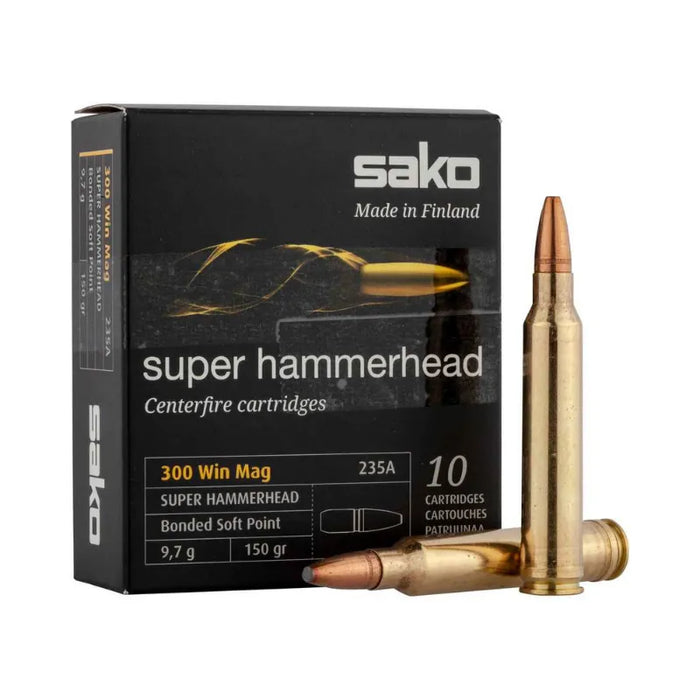 SAKO 300WIN MAG 150GR SUPER HAMMERHEAD - 10PK