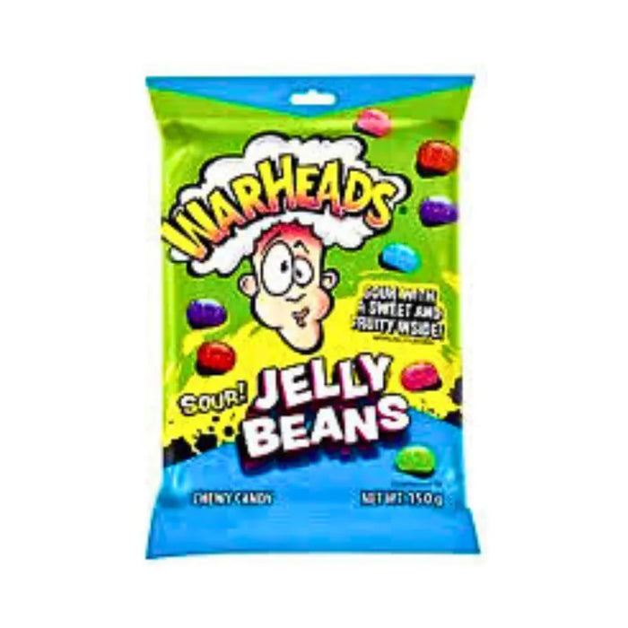 WARHEADS - SOUR JELLY BEANS - 150GR
