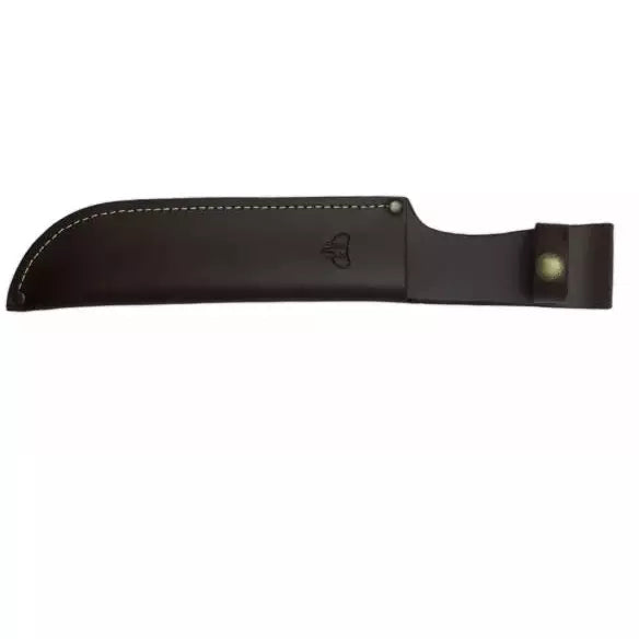 KNIVES - CUDEMAN - BOWIE, 21CM BLADE, SATIN OLIVE WOOD HANDLE, W/SHEATH EXTREME OUTDOOR SPORTS