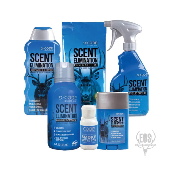 GAME CALLERS & ATTRACTANTS - D/CODE BY CODE BLUE PRO HUNTER COMPLETE SCENT ELIMINATOR KIT EXTREME OUTDOOR SPORTS