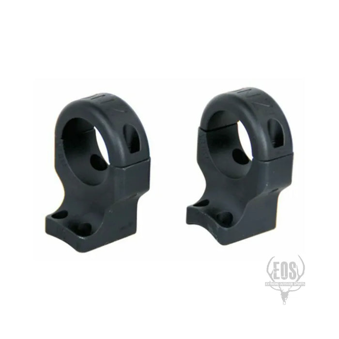 RIFLE RINGS & MOUNTS - DNZ HUNTMASTER 1 MED BLK 2 X PIECE EXTREME OUTDOOR SPORTS