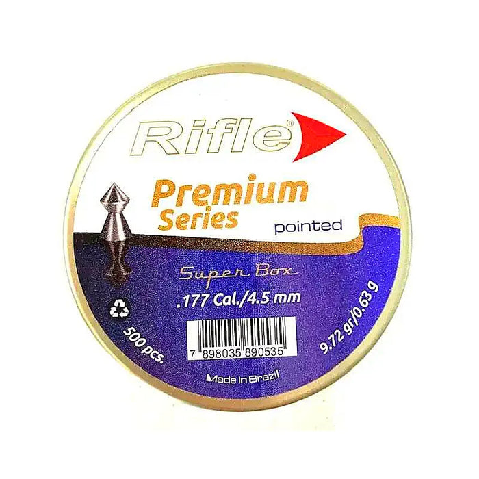 RAB PREMIUM SERIES POINTED .177/4.5MM (9.72GR , 500 PACK) - EXTREME OUTDOOR SPORTS