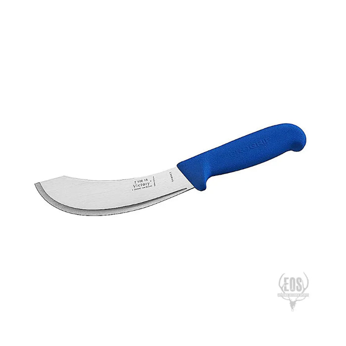VICTORY HOLLOW GROUND SKINNING KNIFE, 15CM, BLUE PROGRIP 2 - EXTREME OUTDOOR SPORTS