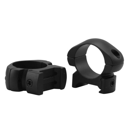 BALLISTICS HARDWARE RINGS - 1" MEDIUM STEEL WEAVER (2 SCREW)