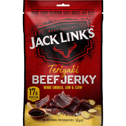 JACK LINKS TERRIYAKI BEEF JERKY 50G