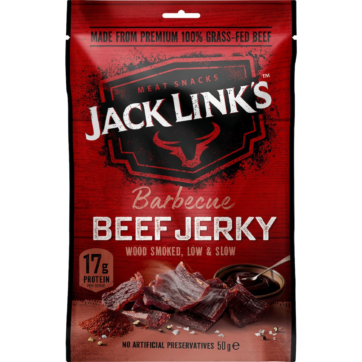 JACK LINKS BARBEQUE BEEF JERKY 50G