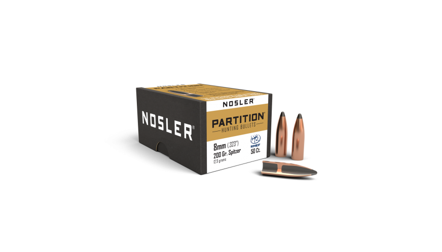 NOSLER PROJ 8MM 200GR PARTITION