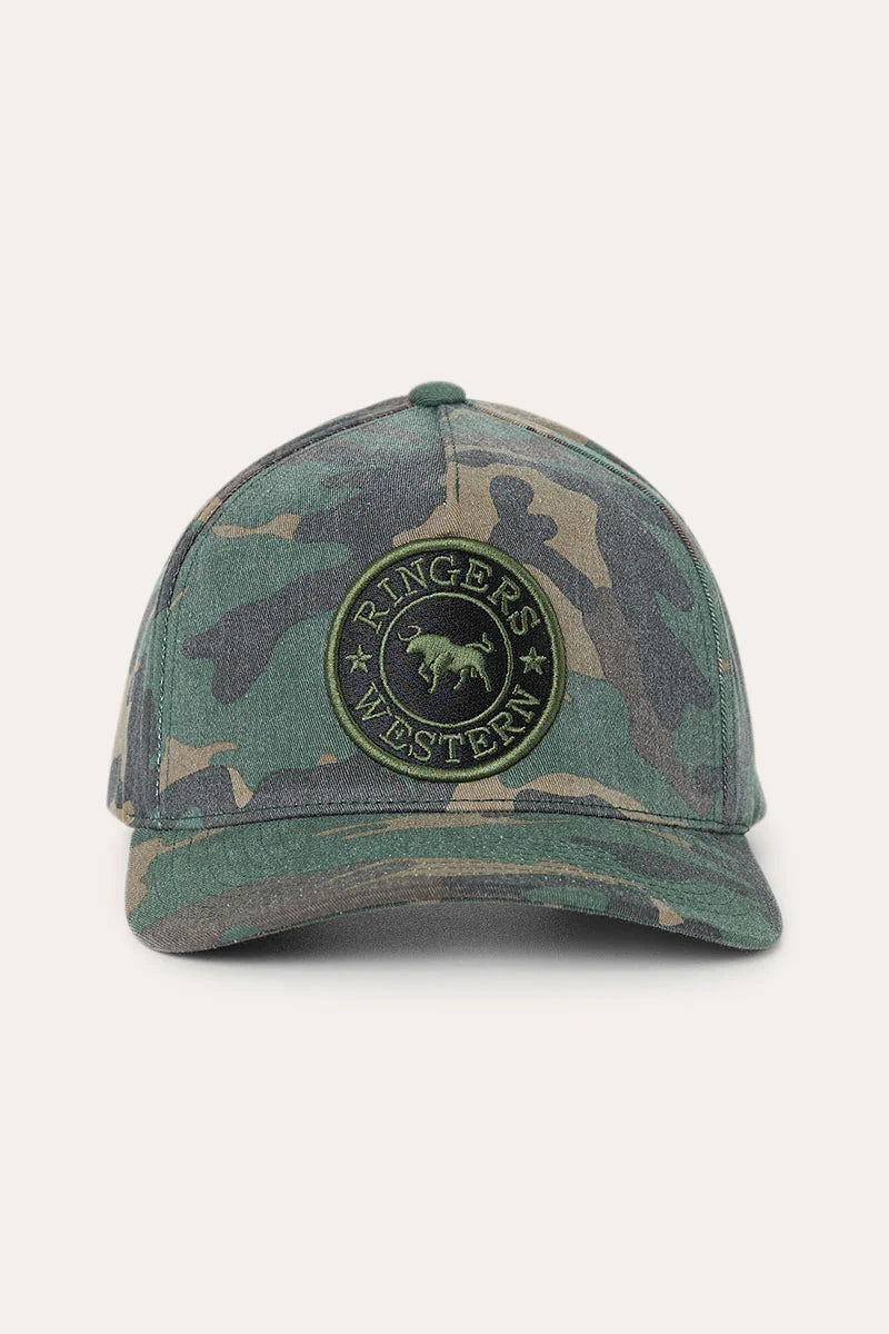 RINGERS WESTERN GROVER CANVAS BASEBALL CAP - CAMO