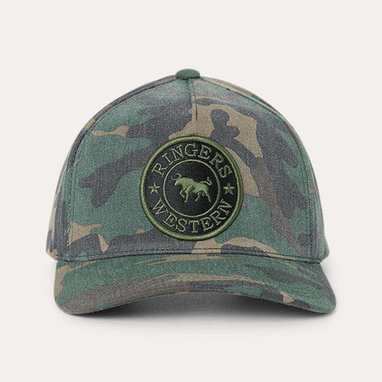 RINGERS WESTERN GROVER CANVAS BASEBALL CAP - CAMO