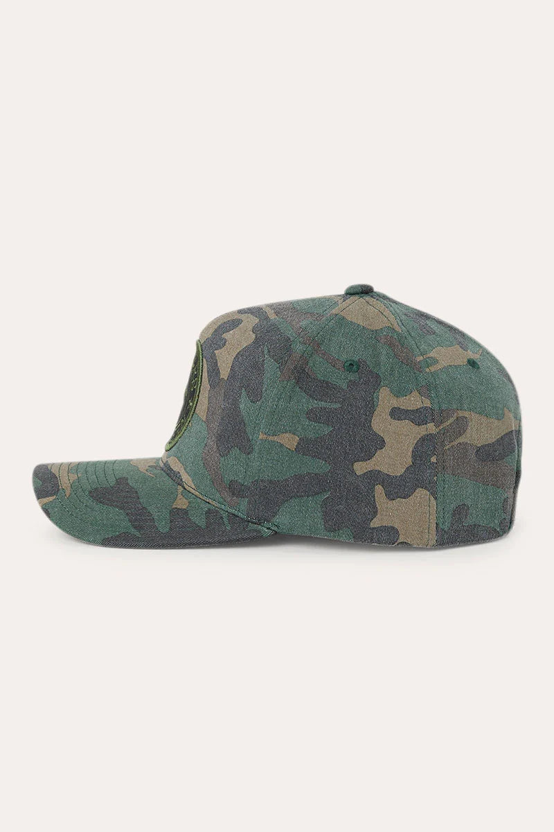 RINGERS WESTERN GROVER CANVAS BASEBALL CAP - CAMO