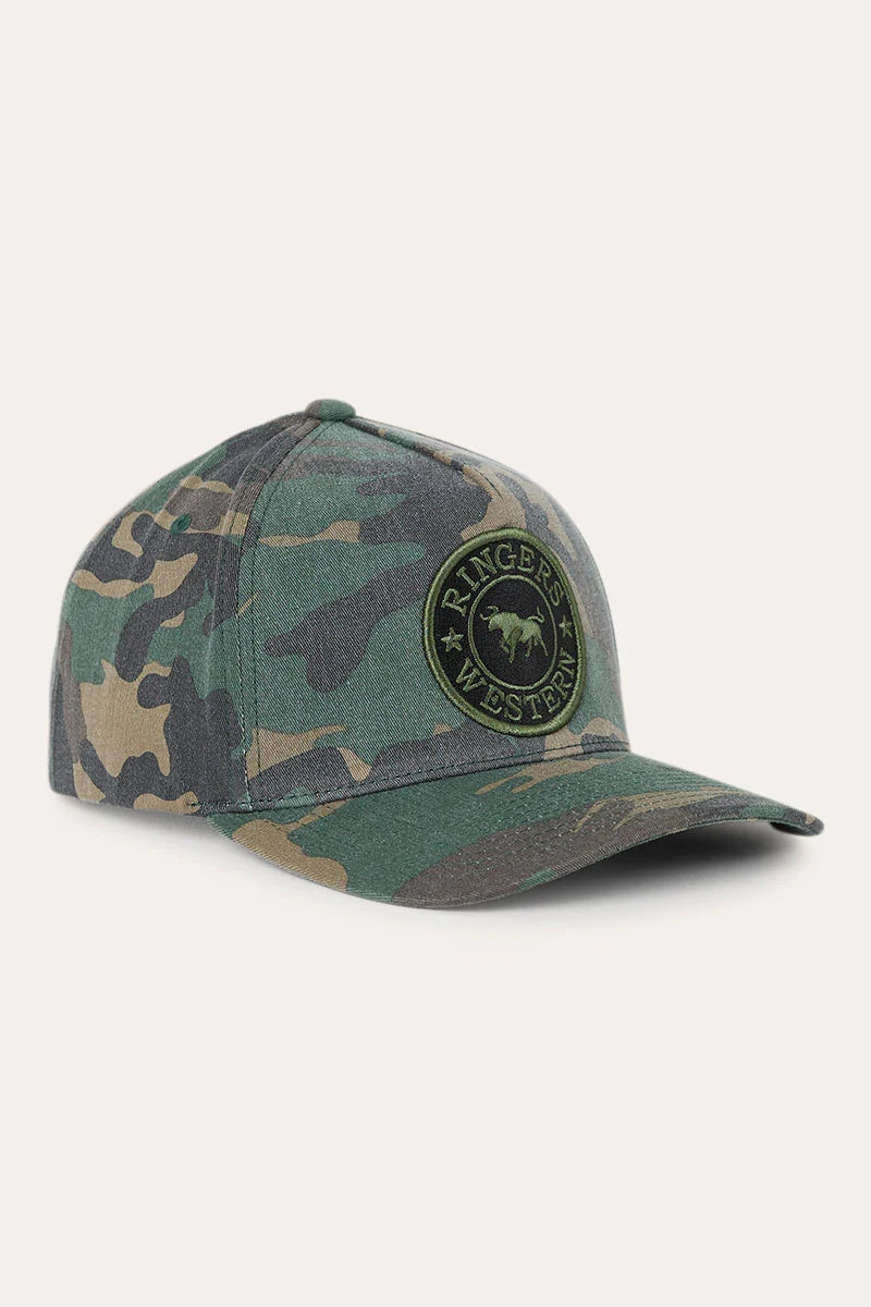 RINGERS WESTERN GROVER CANVAS BASEBALL CAP - CAMO