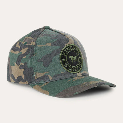RINGERS WESTERN GROVER CANVAS BASEBALL CAP - CAMO