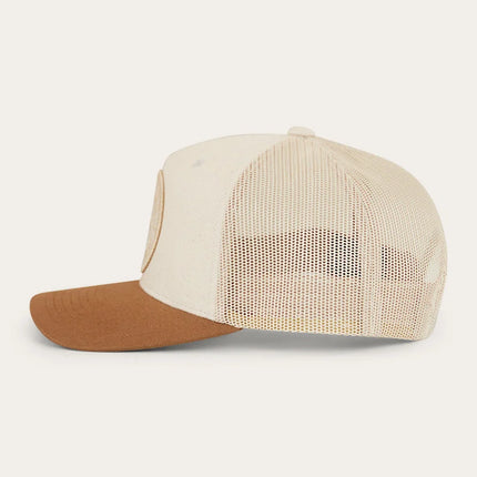 RINGERS WESTERN SIGNATURE BULL KIDS TRUCKER CAP - BEIGE/CLAY
