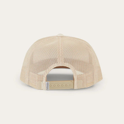 RINGERS WESTERN SIGNATURE BULL KIDS TRUCKER CAP - BEIGE/CLAY