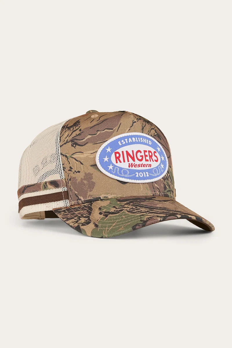 RINGERS WESTERN SHOOTER DEEP FIT TRUCKER CAP - CAMO