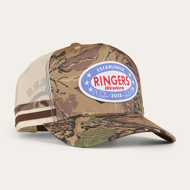 RINGERS WESTERN SHOOTER DEEP FIT TRUCKER CAP - CAMO