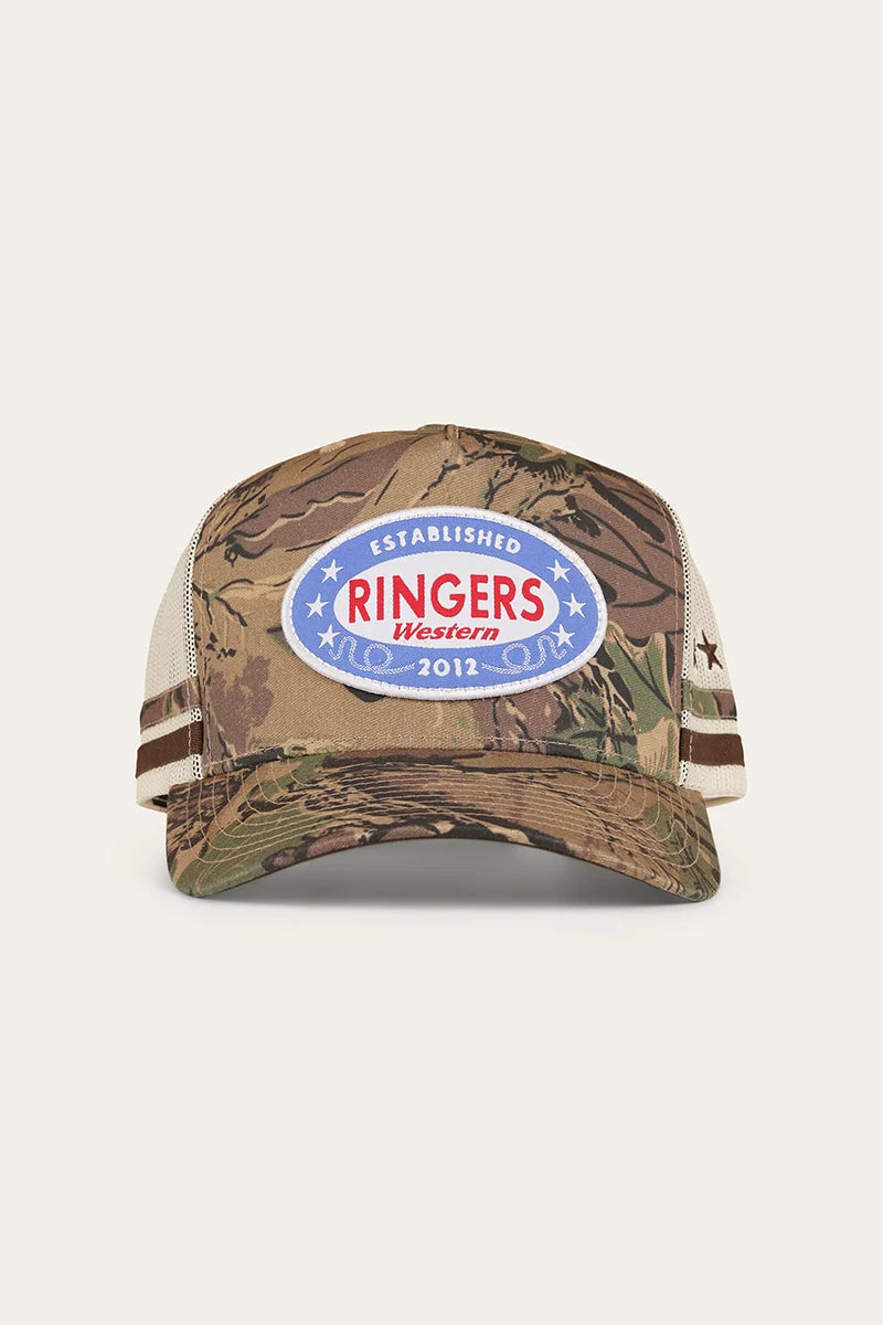 RINGERS WESTERN SHOOTER DEEP FIT TRUCKER CAP - CAMO