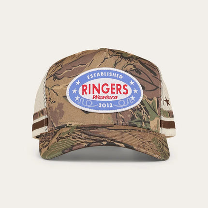 RINGERS WESTERN SHOOTER DEEP FIT TRUCKER CAP - CAMO