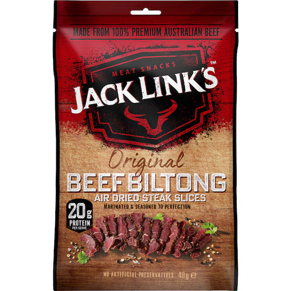 JACK LINKS CHILLI BEEF BILTONG 40G