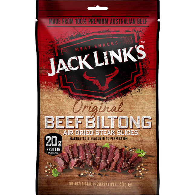 JACK LINKS SMOKEY BBQ BEEF BILTONG 40G