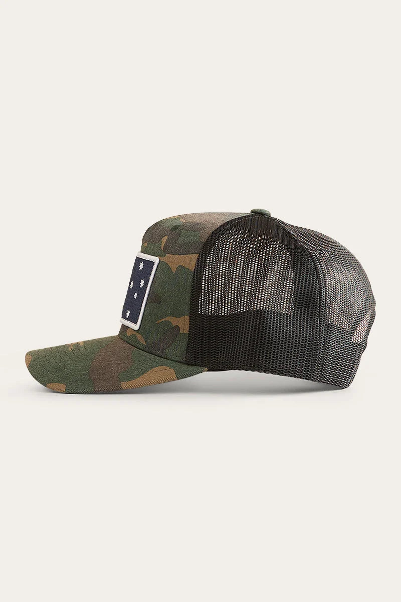 RINGERS WESTERN SOUTHERN SON TRUCKER CAP - CAMO