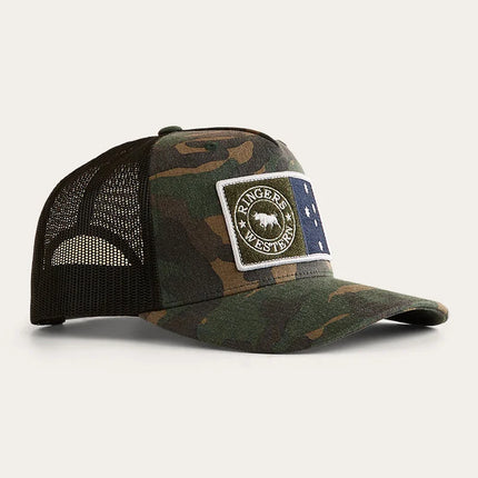 RINGERS WESTERN SOUTHERN SON TRUCKER CAP - CAMO