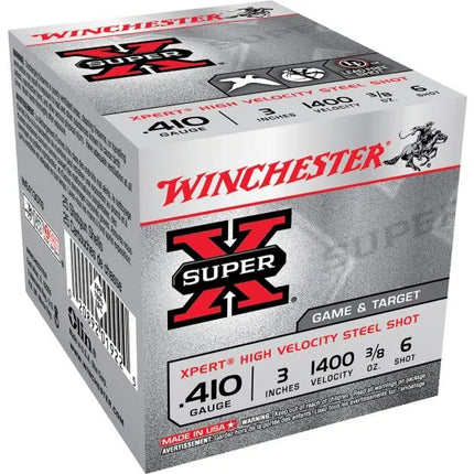 is commonly used for bird hunting and provides a good balance of pellet count and penetration.