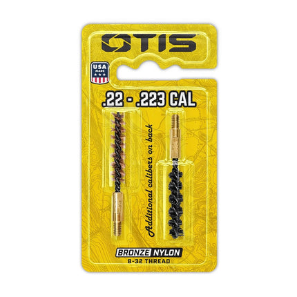 410GA OTIS BORE BRUSH 2 PACK (1 X  NYLON / 1 X BRONZE BRUSH)