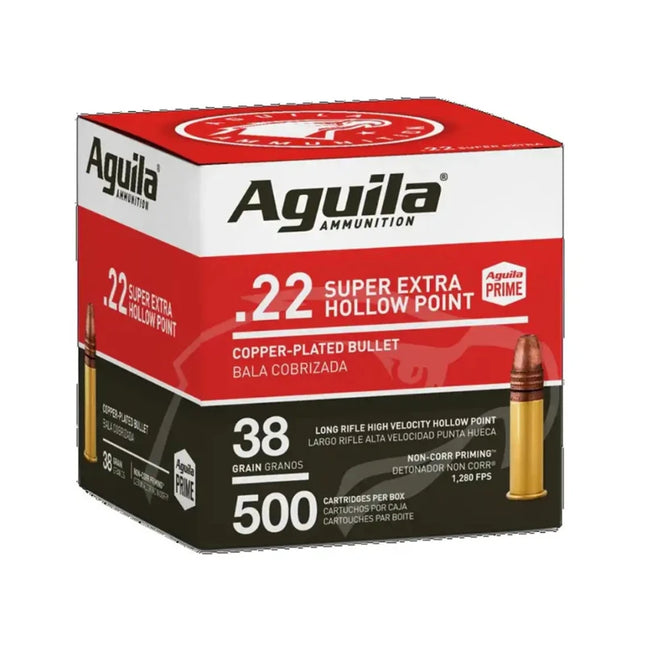 AGUILA AMMO 22LR 38GR HV HP 500PK