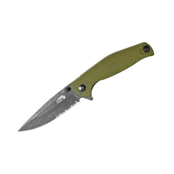 AMERICAN BUFFALO CATALYST KNIFE BALL BEARING GREEN 8.9CM BLADE