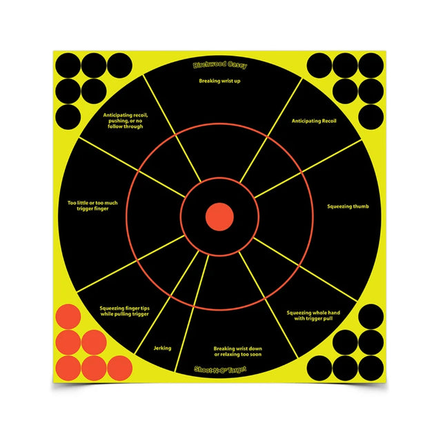 B/C SHOOT NC TRGT BULLS EYE 12 X 5