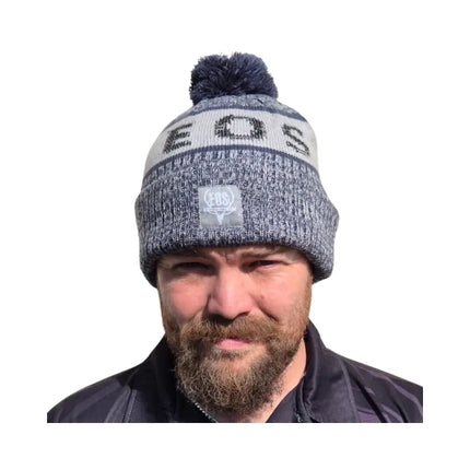 BEANIE - EOS LOGO BLUE/WHITE *2025 MODEL**