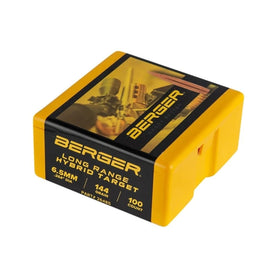 BERGER 6.5MM 144 GR LONG RANGE HYBRID TARGET 100 BOX