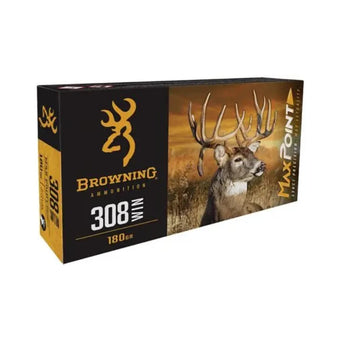 BROWNING AMMO 308 WIN MAXPOINT 168GR MP 20PK