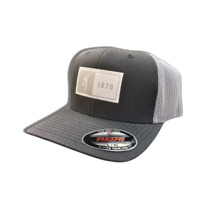 BROWNING CAP 1878 STAMPED CHARCOAL - FLEXI FIT