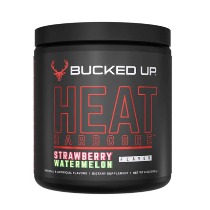 BUCKED UP HEAT Hardcore Powder - Flavor: Strawberry Watermelon