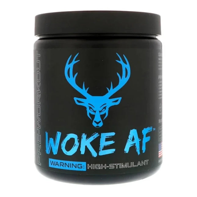 BUCKED UP Woke AF - High Stimulant Pre-Workout - 30 Serving - Flavor: Blue Raz Lemonade