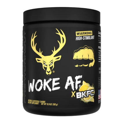 BUCKED UP Woke AF - High Stimulant Pre-Workout - GVS 30 SERV - Flavor: BKFC - Lemonade