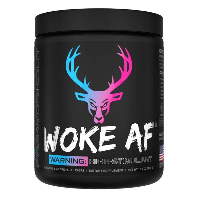 BUCKED UP Woke AF - High Stimulant Pre-Workout - 30 Serving - Flavor: Miami