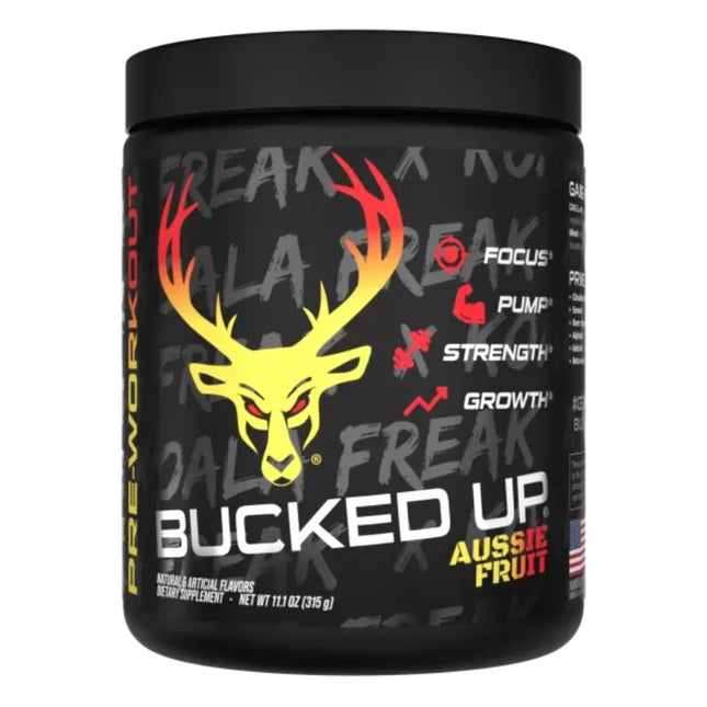 Bucked Up Pre-Workout - 30 Serving - Flavors: Koala Freak - Peach Mango