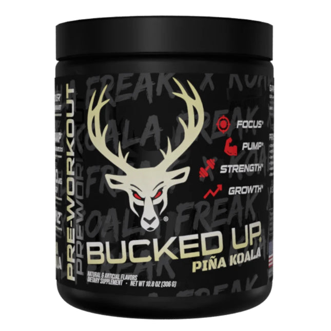 Bucked Up Pre-Workout - 30 Serving - Flavors: Koala Freak - Strawberry/Pina Colada