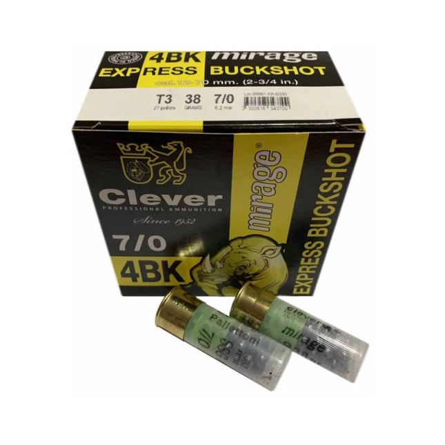 CLEVER MIRAGE EXPRESS BUCKSHOT T3 38GR 27 PELLET