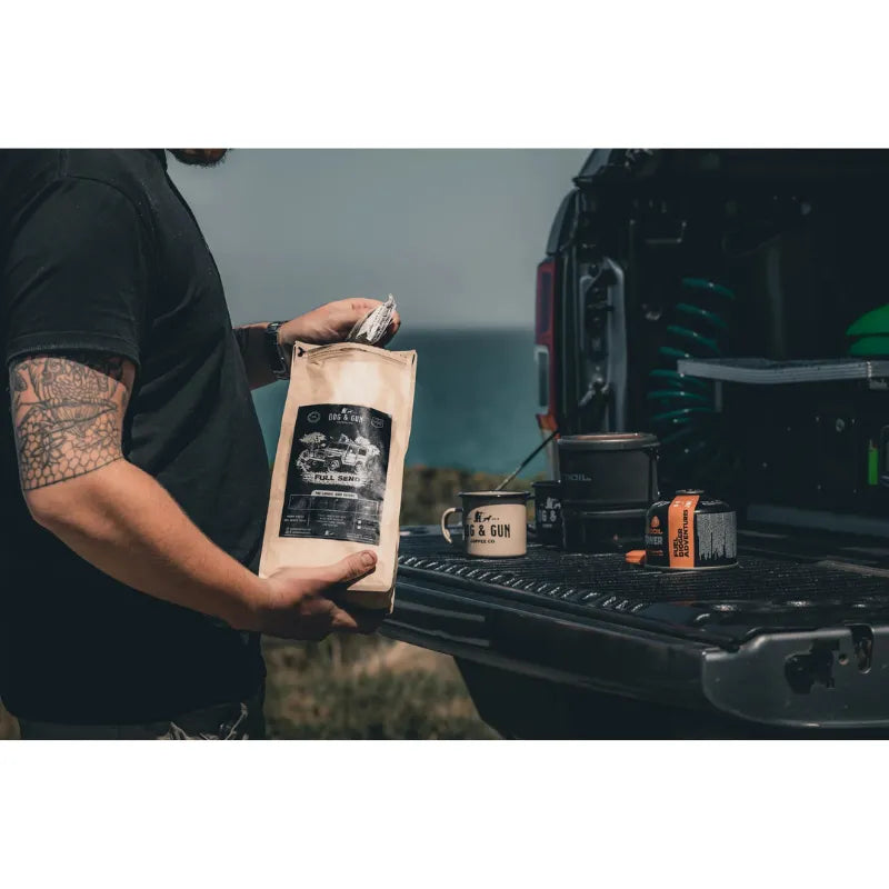 DOG AND GUN COFFEE PRE LOADED FILTERS - NAKED PACKS - 40 NAKED PACK 560G