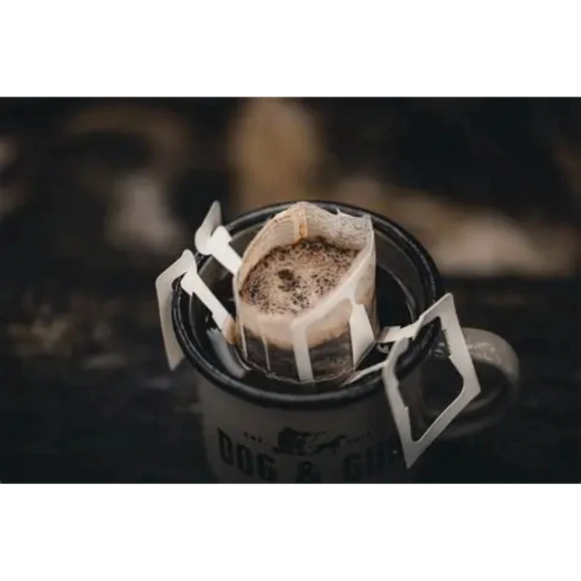 DOG AND GUN COFFE PRE-LOADED DRIP FILTERS - BLACK DEATH - 25 PACK