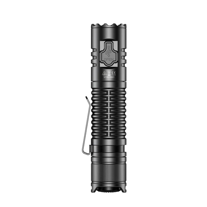 SPERAS EST TACTICAL FLASHLIGHT KIT 211M BEAM DISTANCE (1900LM) - 18650 RECHARGABLE BATTERY KIT ICLUDED