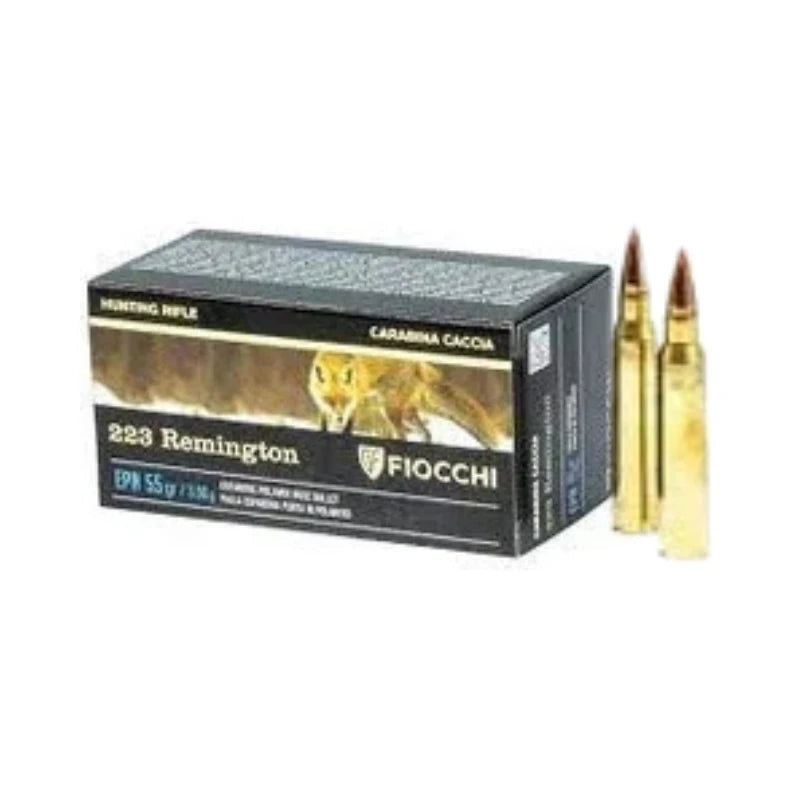 FIOCCHI 223 REM 60GR VMAX 50PK 60GR POLYMER TIP EPN 3018FPS