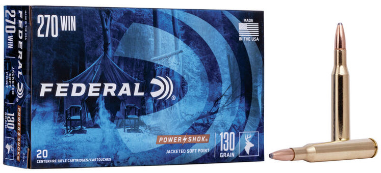 FEDERAL 270 W 130GR SP POWER-SHOK - 20PK